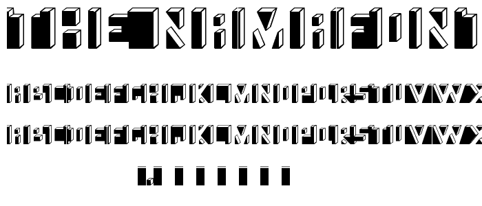 The Namafont font